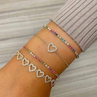 SNÖ OF SWEDEN - Valentina chain armband, guld