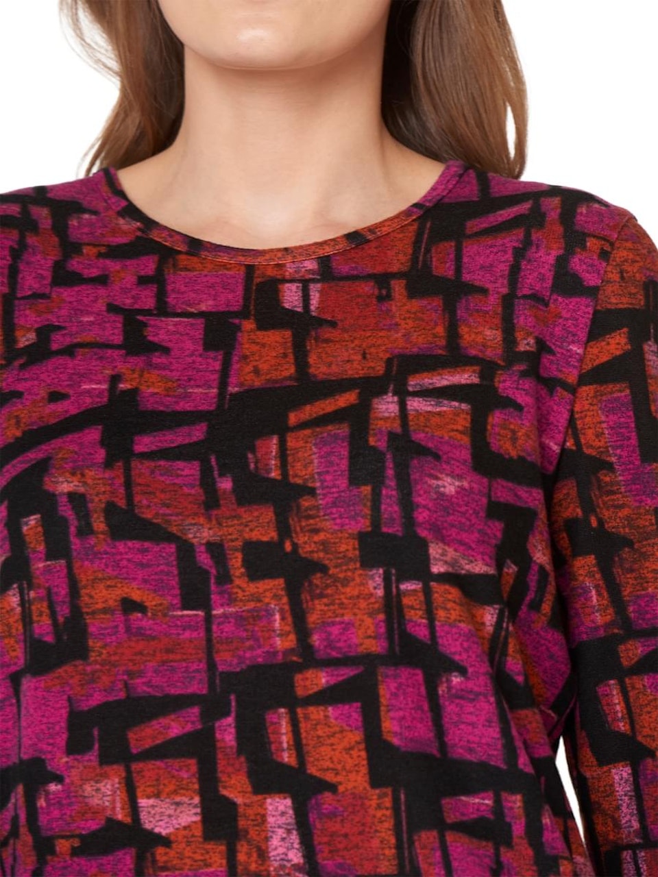 Topp med 3/4 ärm (BLÅ) (XL, 2XL KVAR)