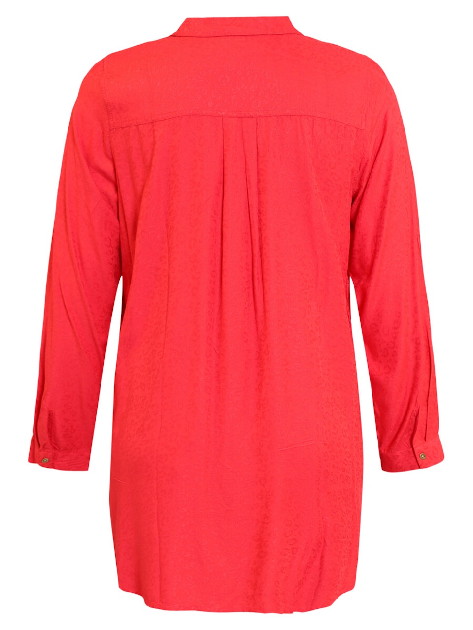 Skjortblus (HALLONRÖD) (56 KVAR)