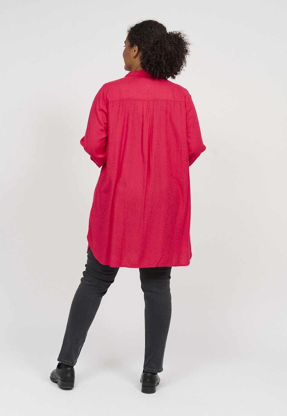 Skjortblus (HALLONRÖD) (56 KVAR)