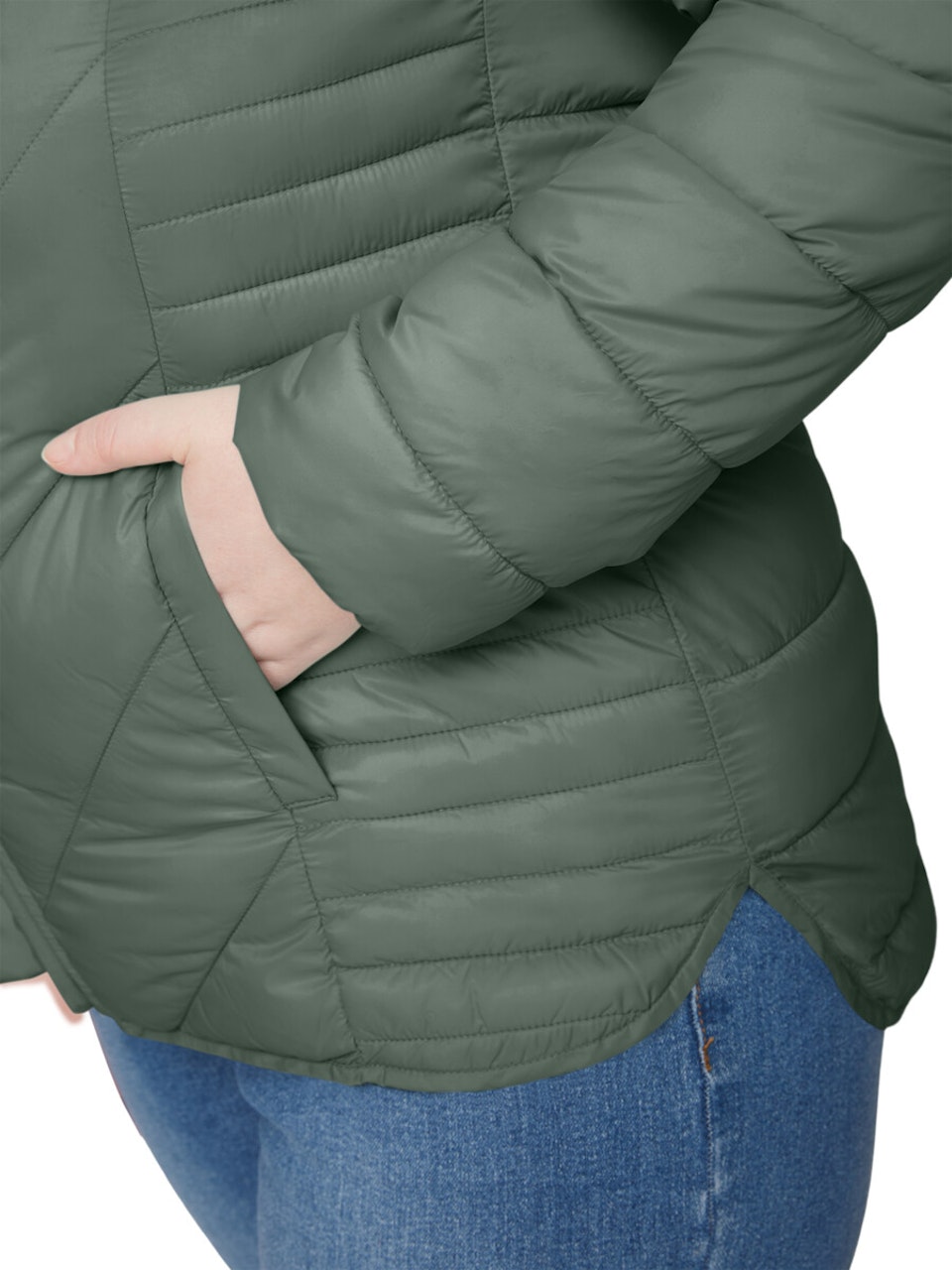 Quiltad lättviktsjacka (XL KVAR)