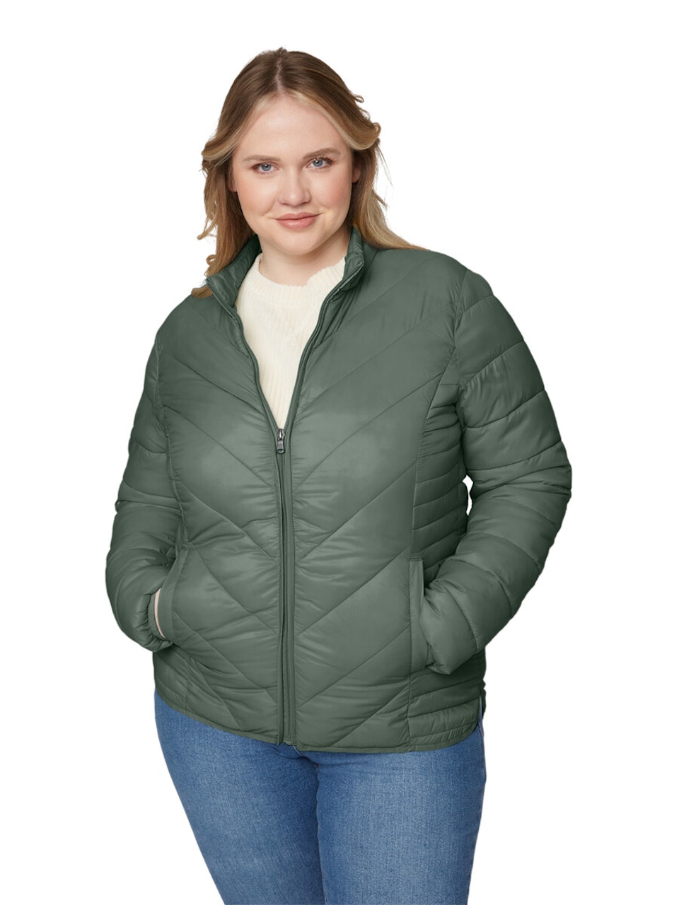 Quiltad lättviktsjacka (XL KVAR)