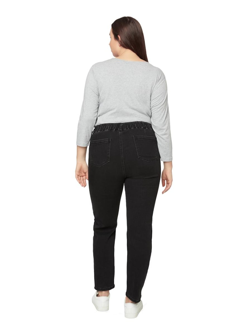 5-ficksjeans med raka 7/8 ben (46, 50 KVAR)