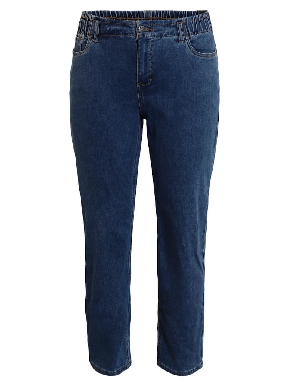 5-ficksjeans med raka 7/8 ben (54 KVAR)