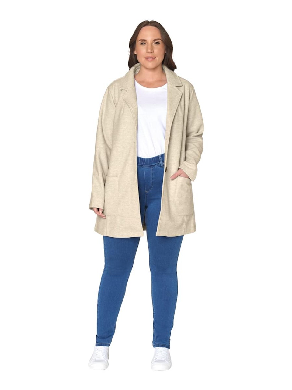 Mellanlång kappa (3XL KVAR)