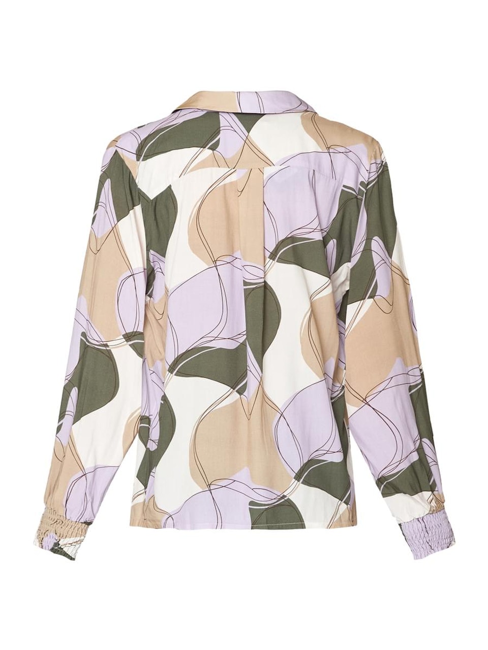 Blus med krage