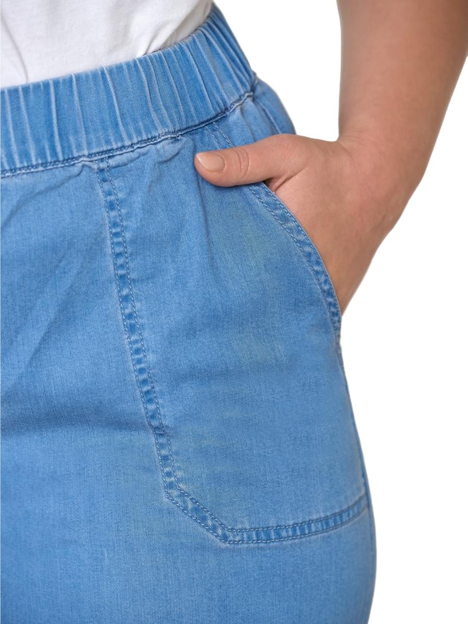 Tencel-jeans med raka ben (48, 56 KVAR)
