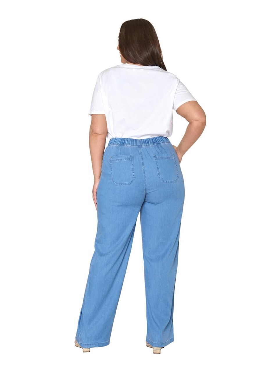 Tencel-jeans med raka ben (48, 56 KVAR)