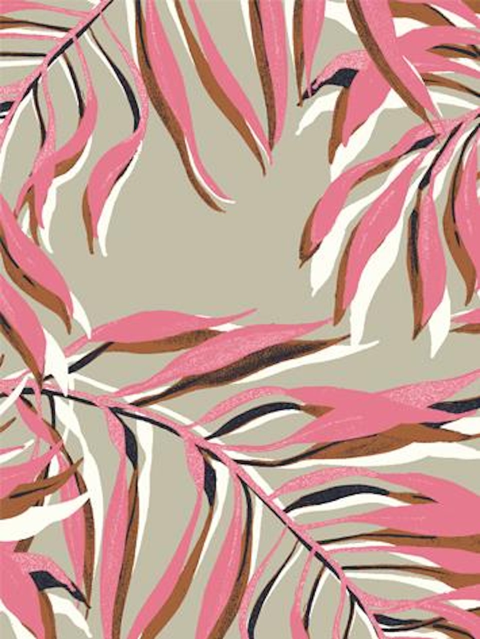 Topp lin/viskos (ROSA/BEIGE)