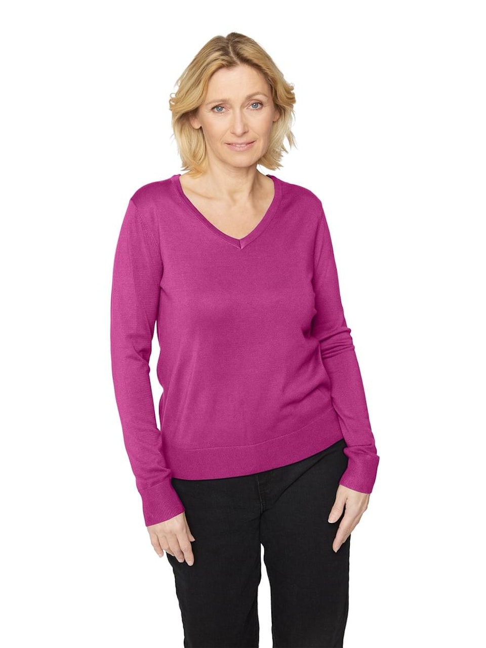 Topp med V-hals (2XL, 3XL KVAR)
