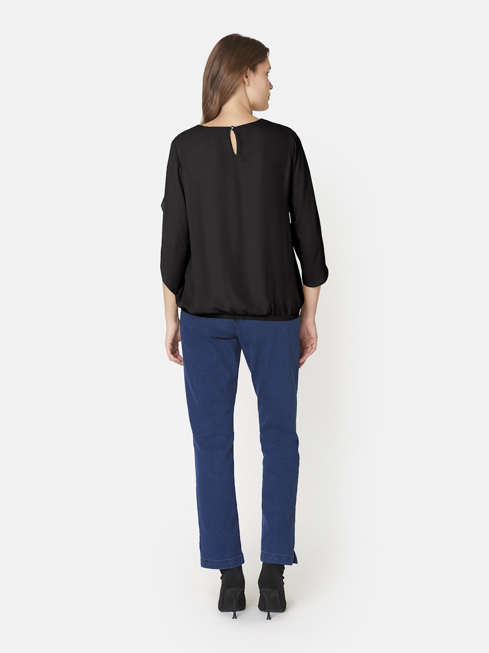 Blus med fin 3/4 ärm OPENH