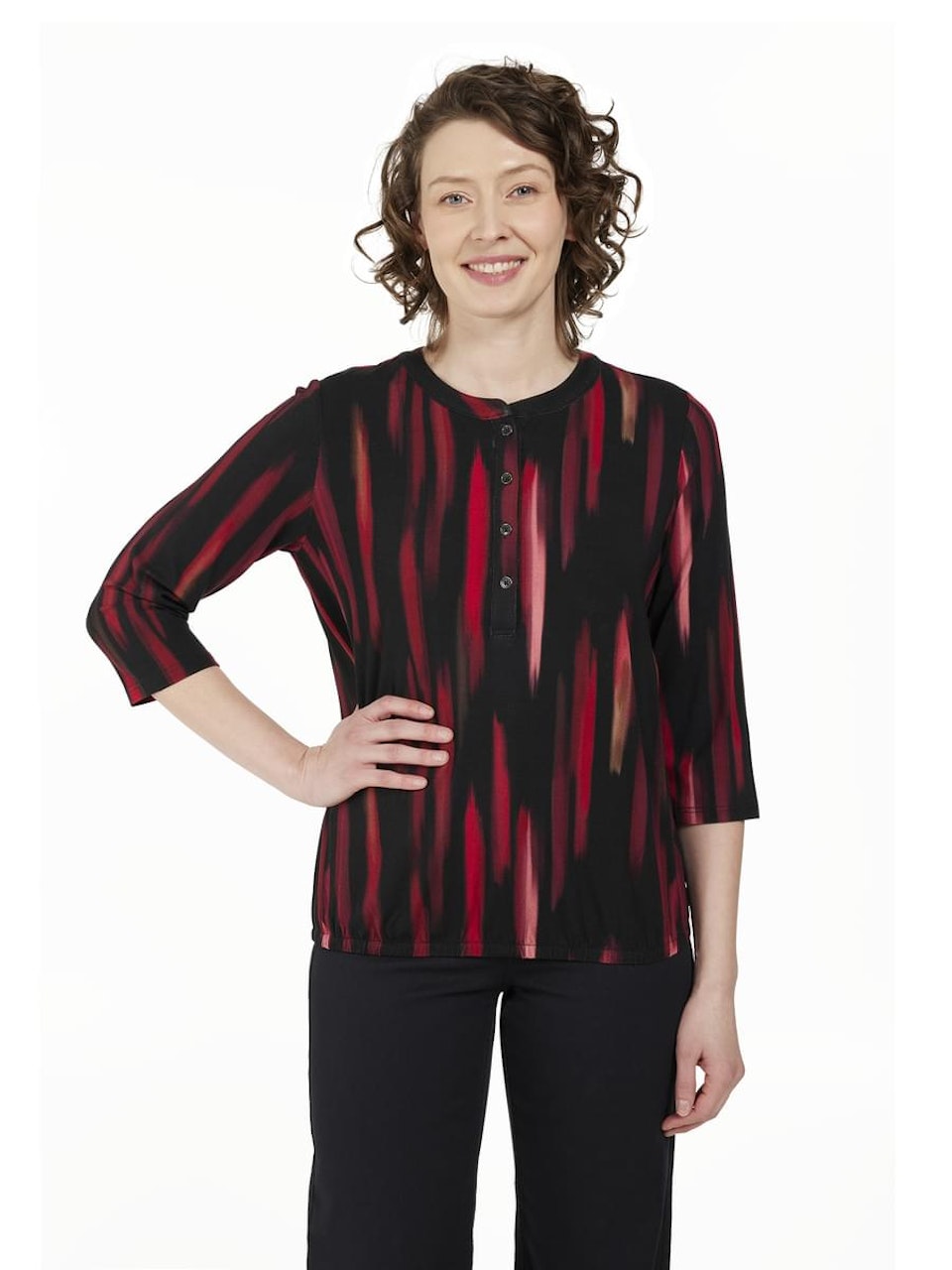 Topp med 3/4 ärm (3XL KVAR)