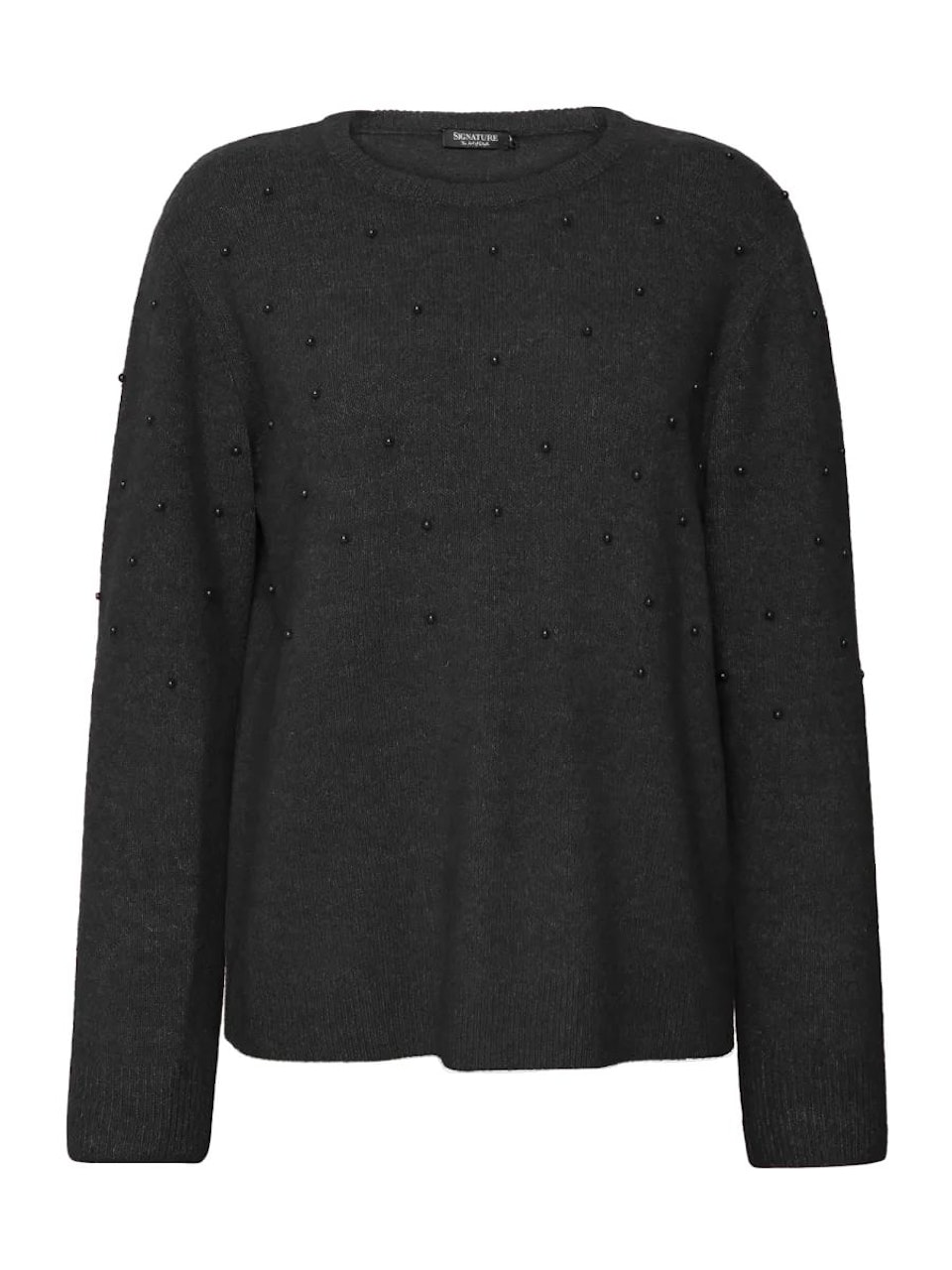 Stickad tröja med pärlor (3XL KVAR) OPENH