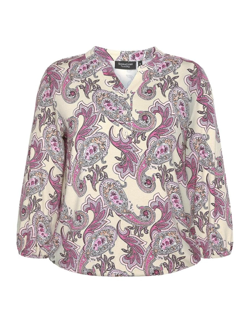 Topp med 3/4 ärmar (rosa)