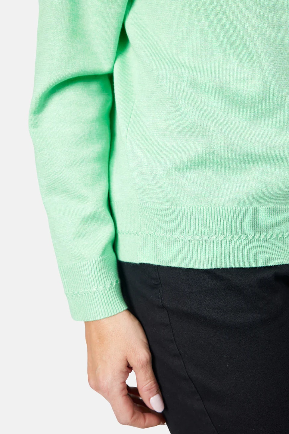 Pullover (Mörk mintgrön)