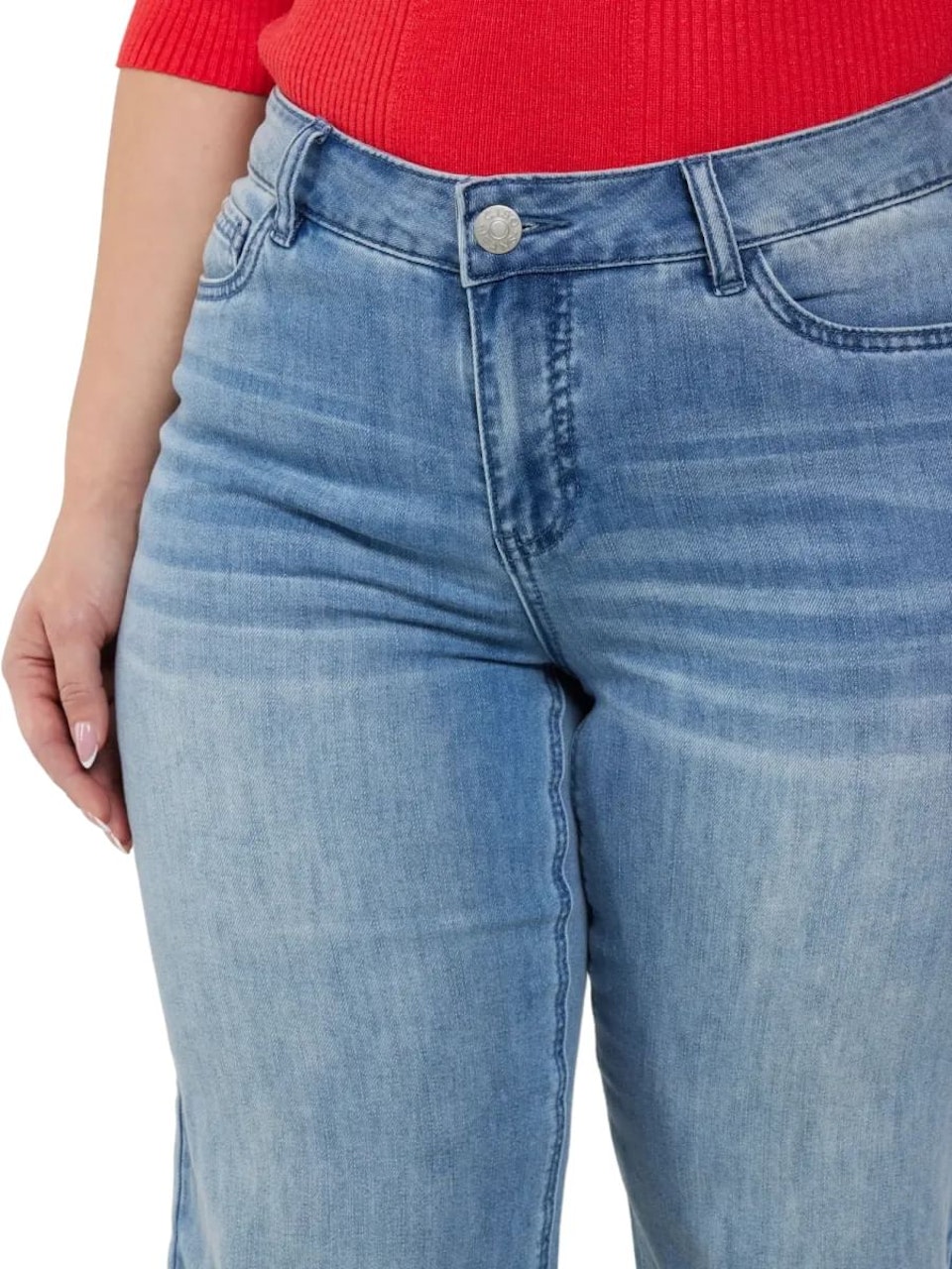 5-ficks jeans med raka ben