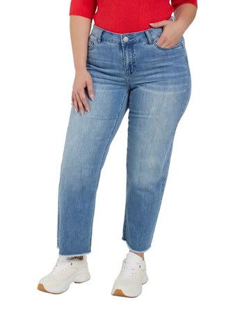 5-ficks jeans med raka ben