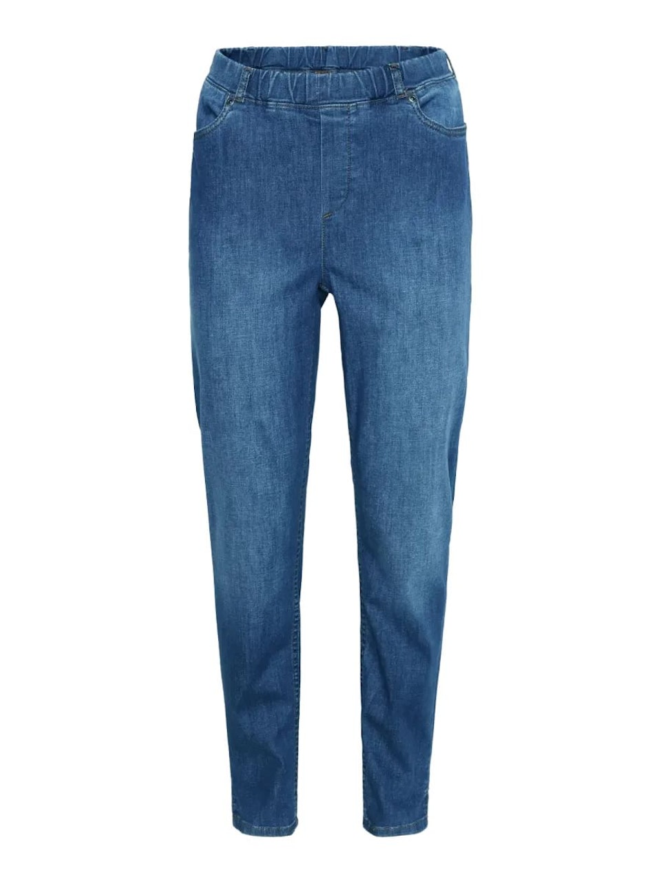 7/8 Stretchjeans med resår i midjan