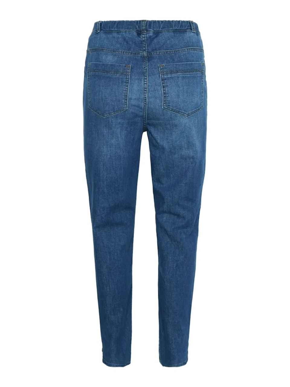 7/8 Stretchjeans med resår i midjan