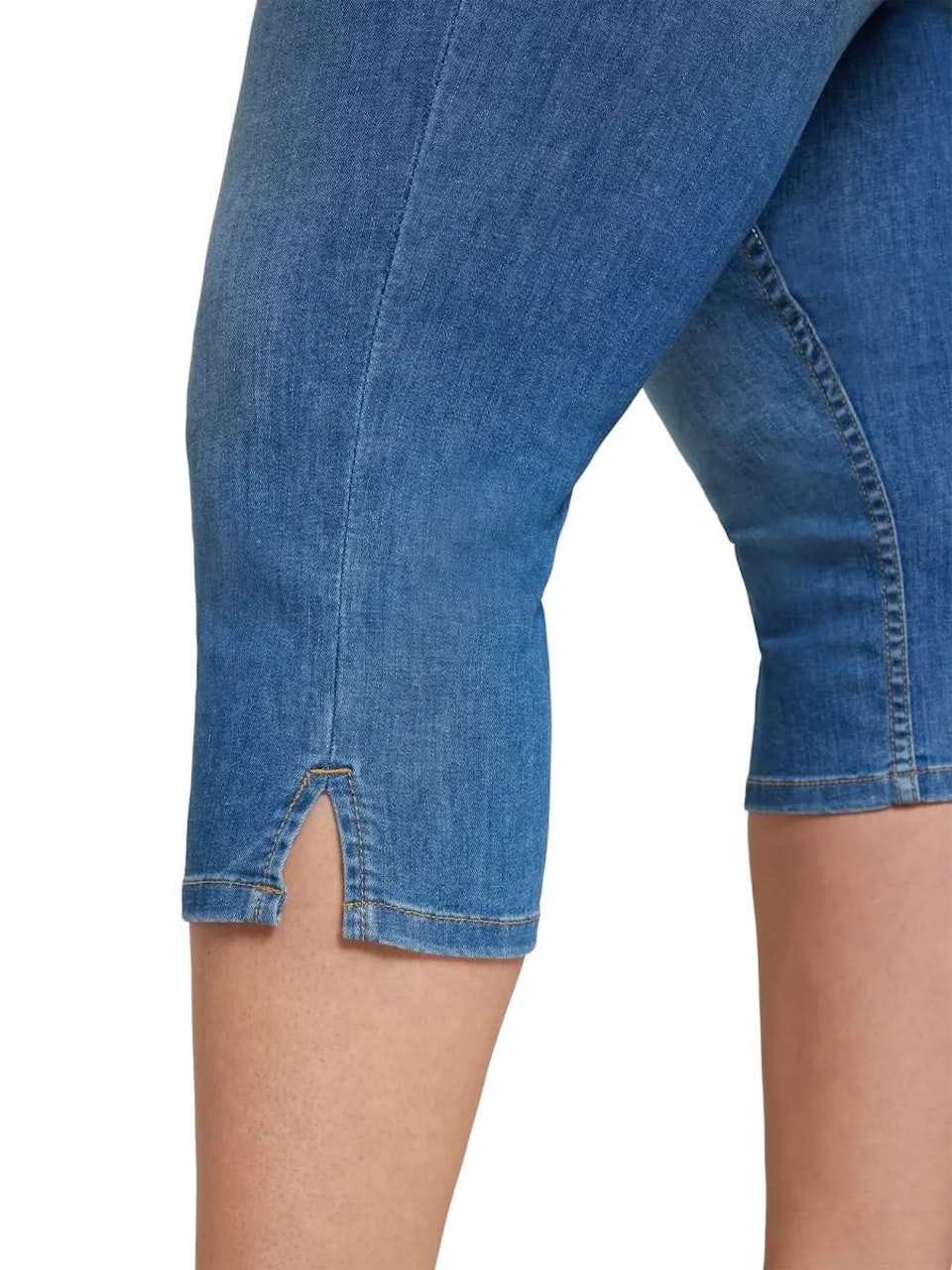 Denim capri