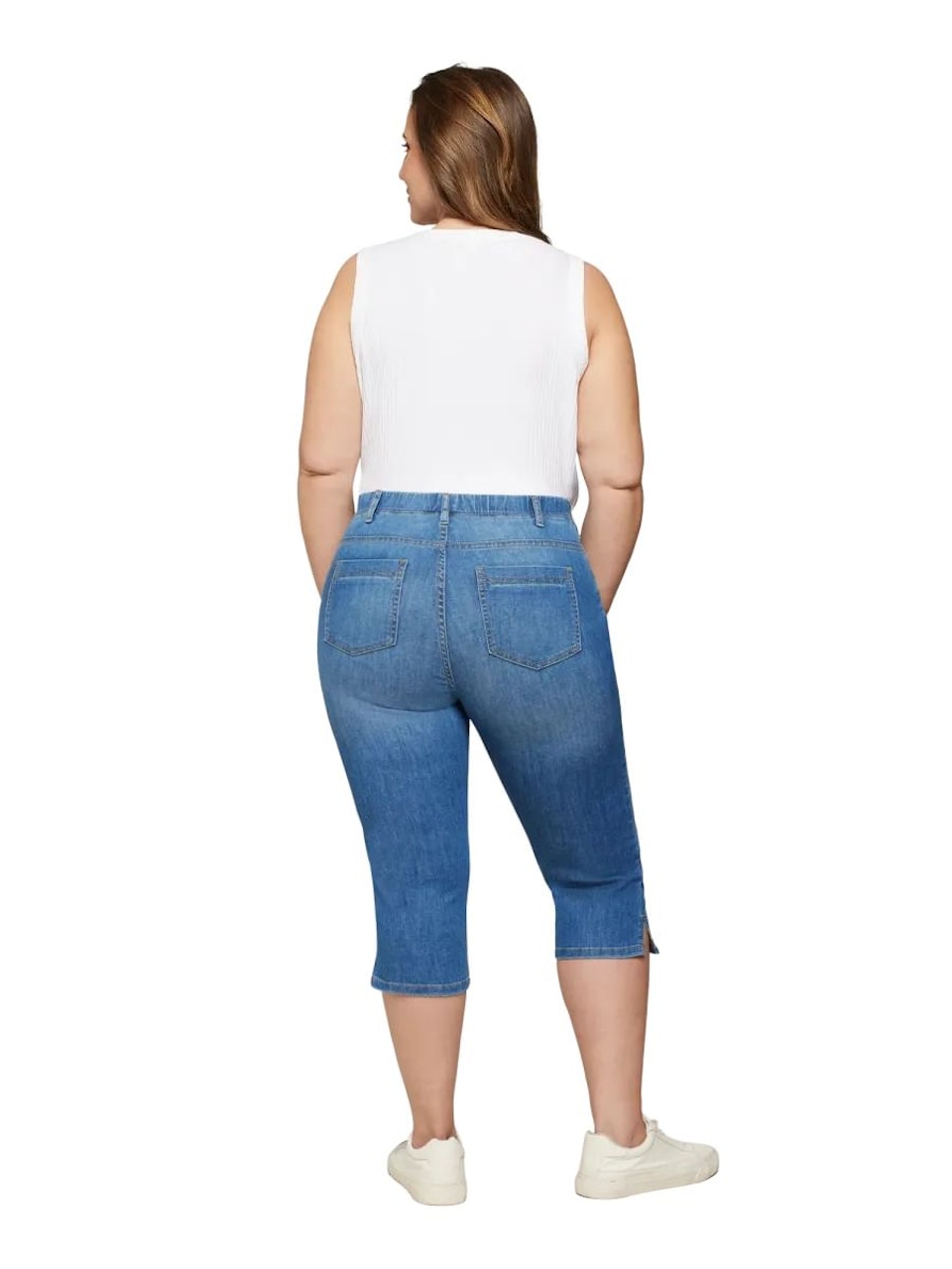 Denim capri