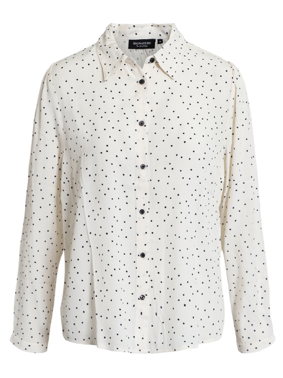Blus med krage