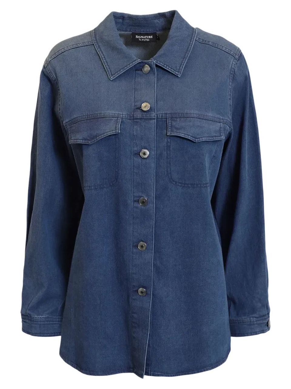 Denimskjorta med tencel