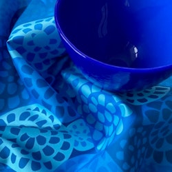 Kukka Blue - 490 SEK/M Fabric | Metsovaara | Retro