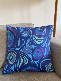 Ruusu Blue 400 SEK Cushion cover | Pillow | Metsovaara