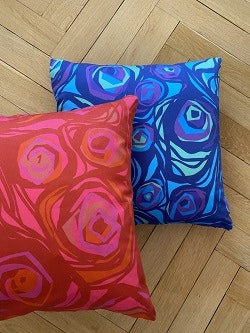 Ruusu Blue 400 SEK Cushion cover | Pillow | Metsovaara