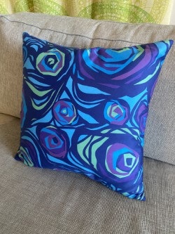 Ruusu Blue 400 SEK Cushion cover | Pillow | Metsovaara