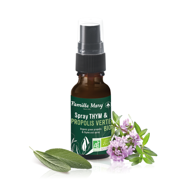 Ekologisk munspray timjan och grön propolis