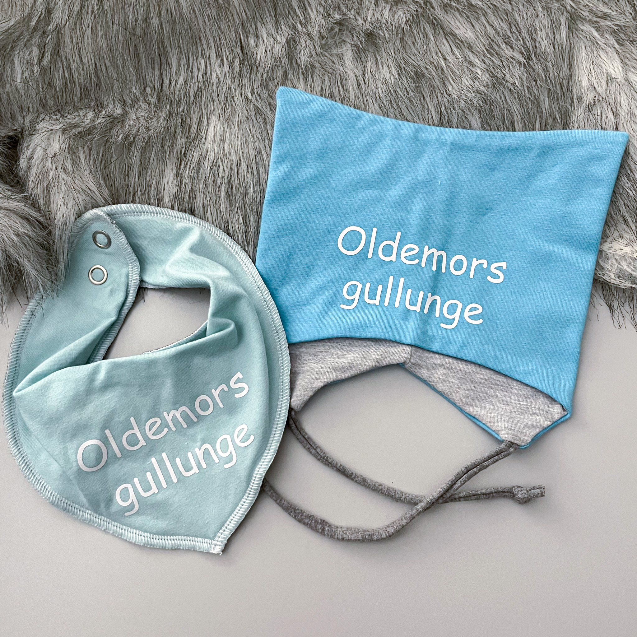 Oldemors gullunge - knytelue + Smekke