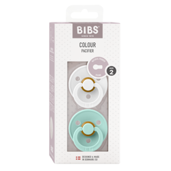 BIBS Colour 2pack White/Mint