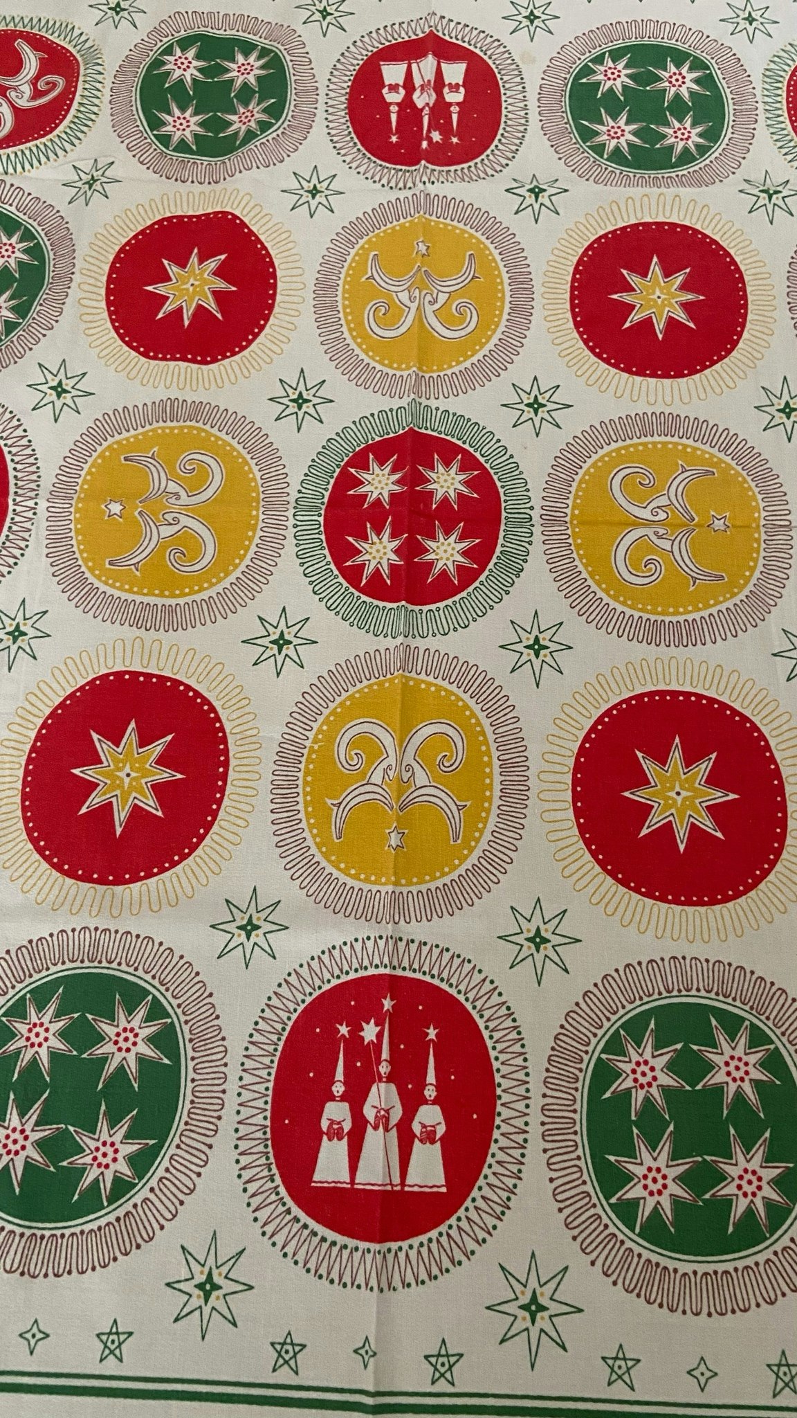 Duk till advent/jul Christmas cloth 116x120 cm