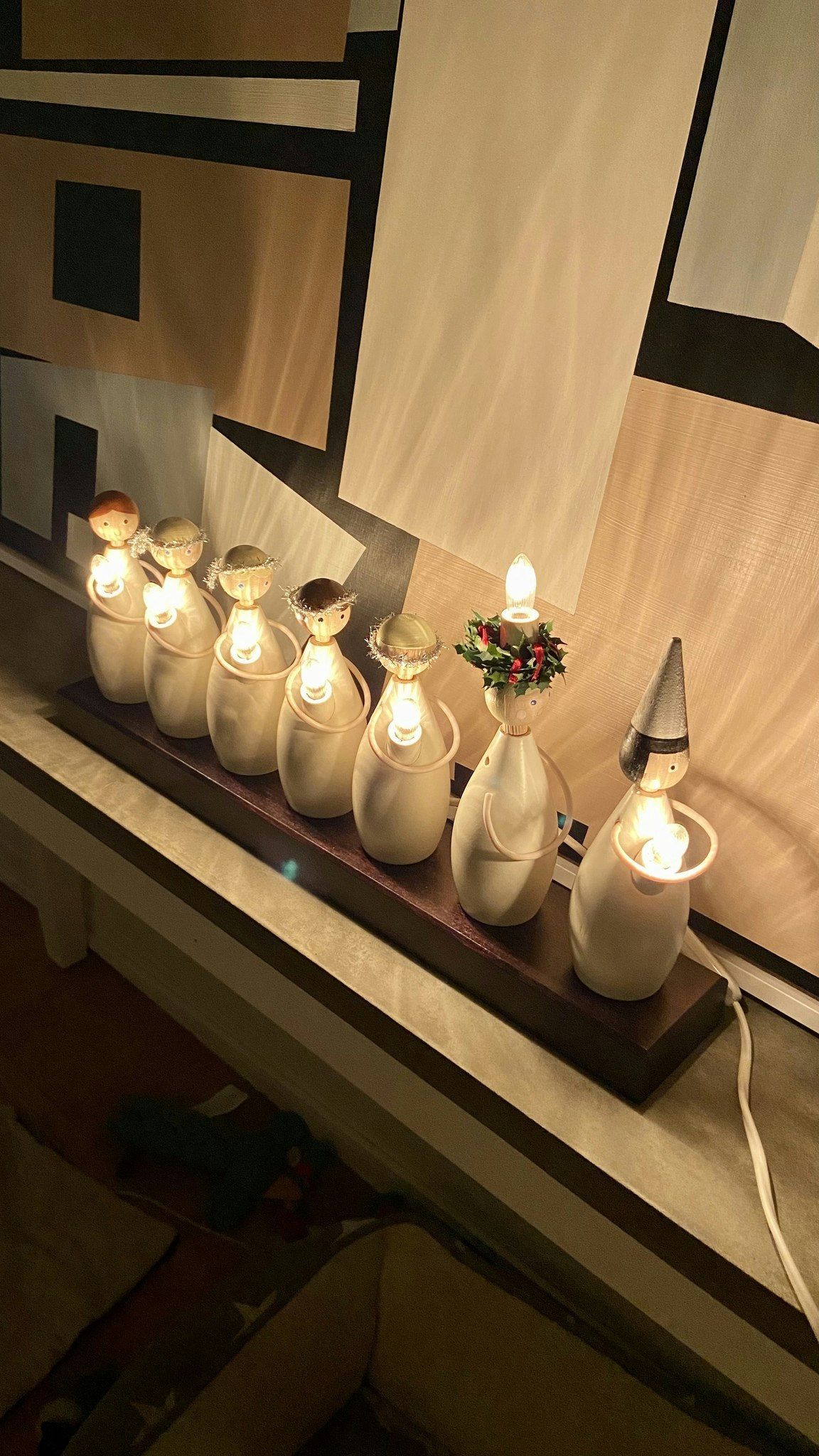 Adventljusstake luciatåg Sten Bengtsson
