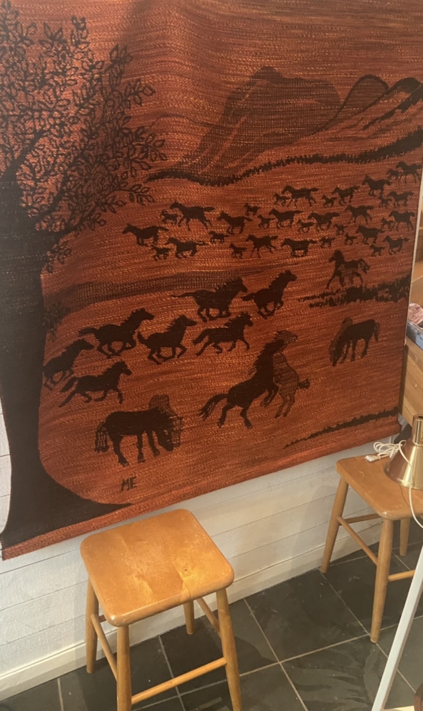 Väv design Margareta Eriksson for Borås Jacquardväveri AB 130x130 cm