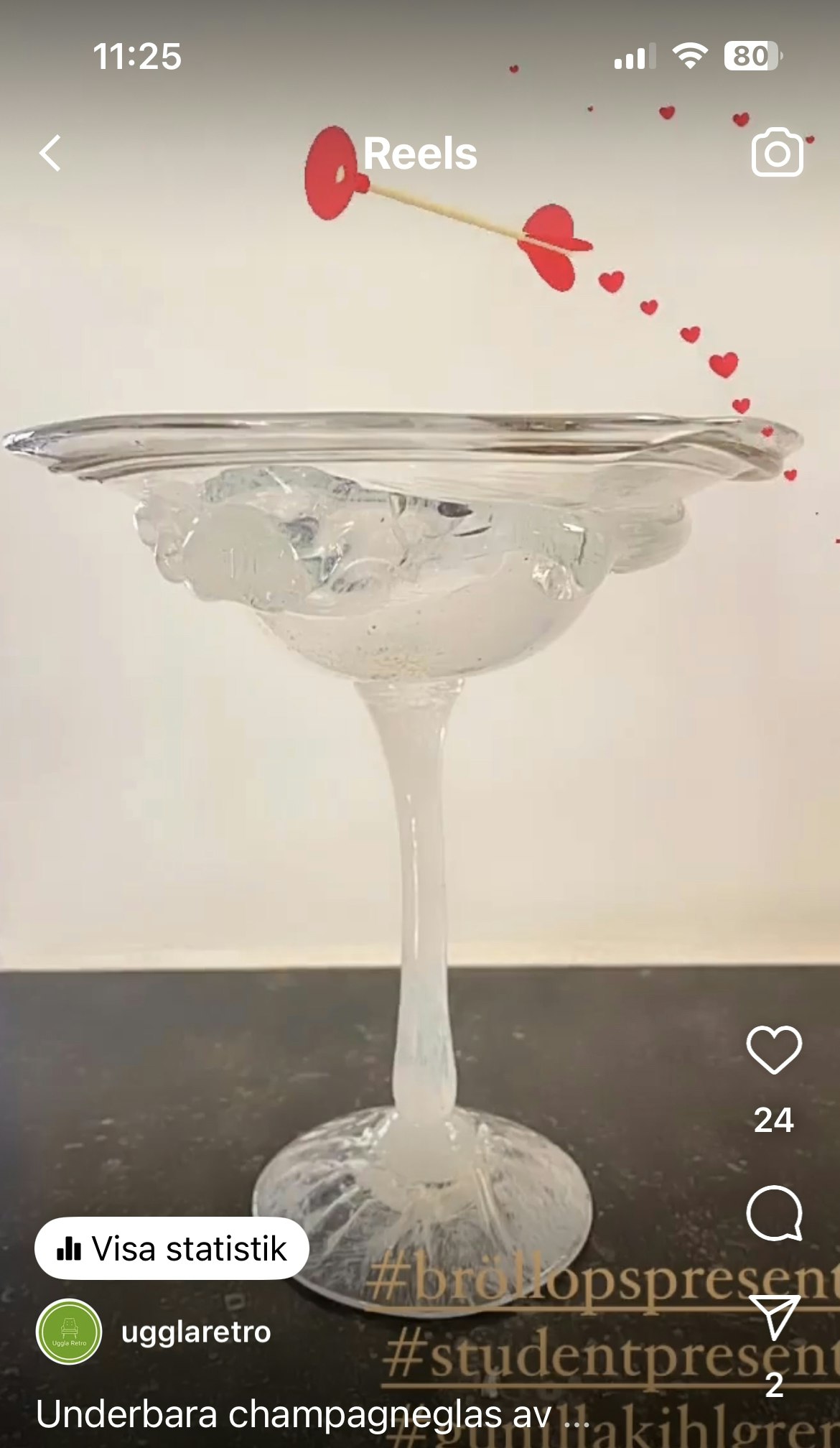 Glas av Gunilla Kihlgren