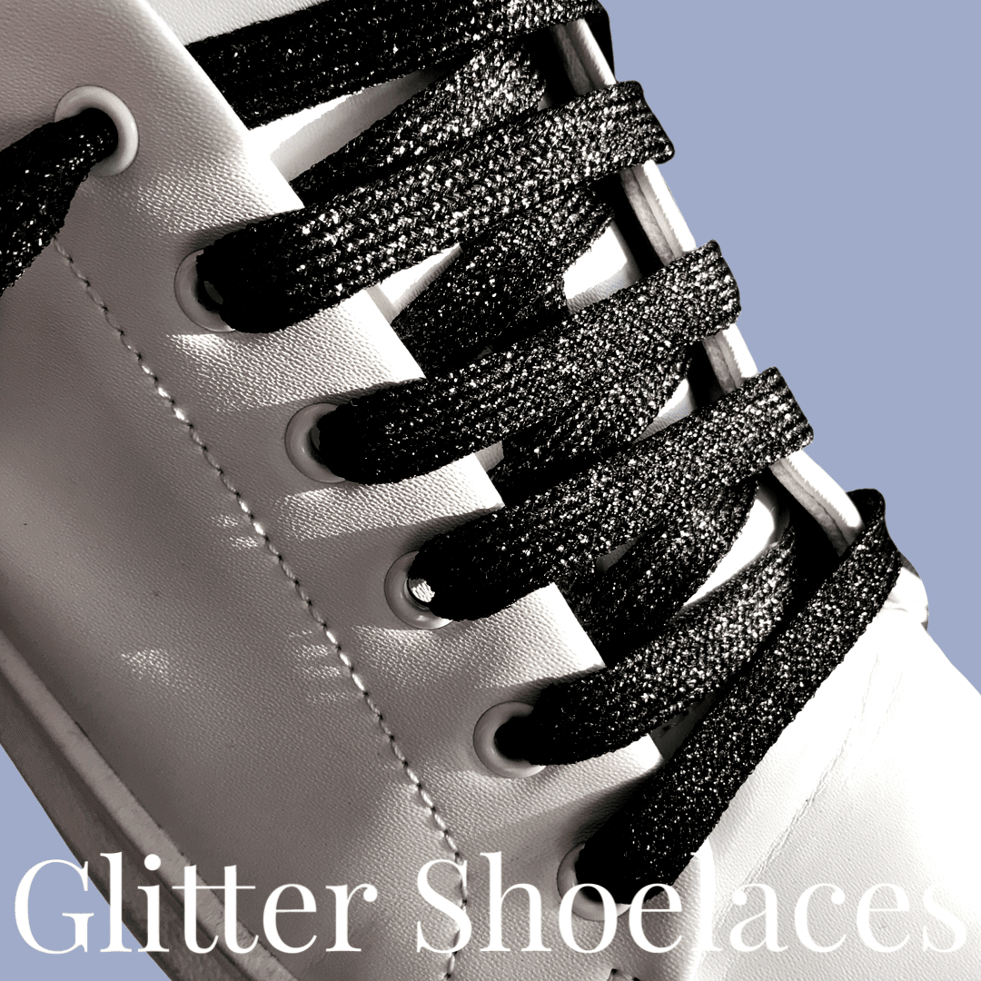 Glitter-skosnören - The Shoelace Brand Stockholm