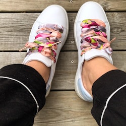 Flower Rose Scarf Shoelaces