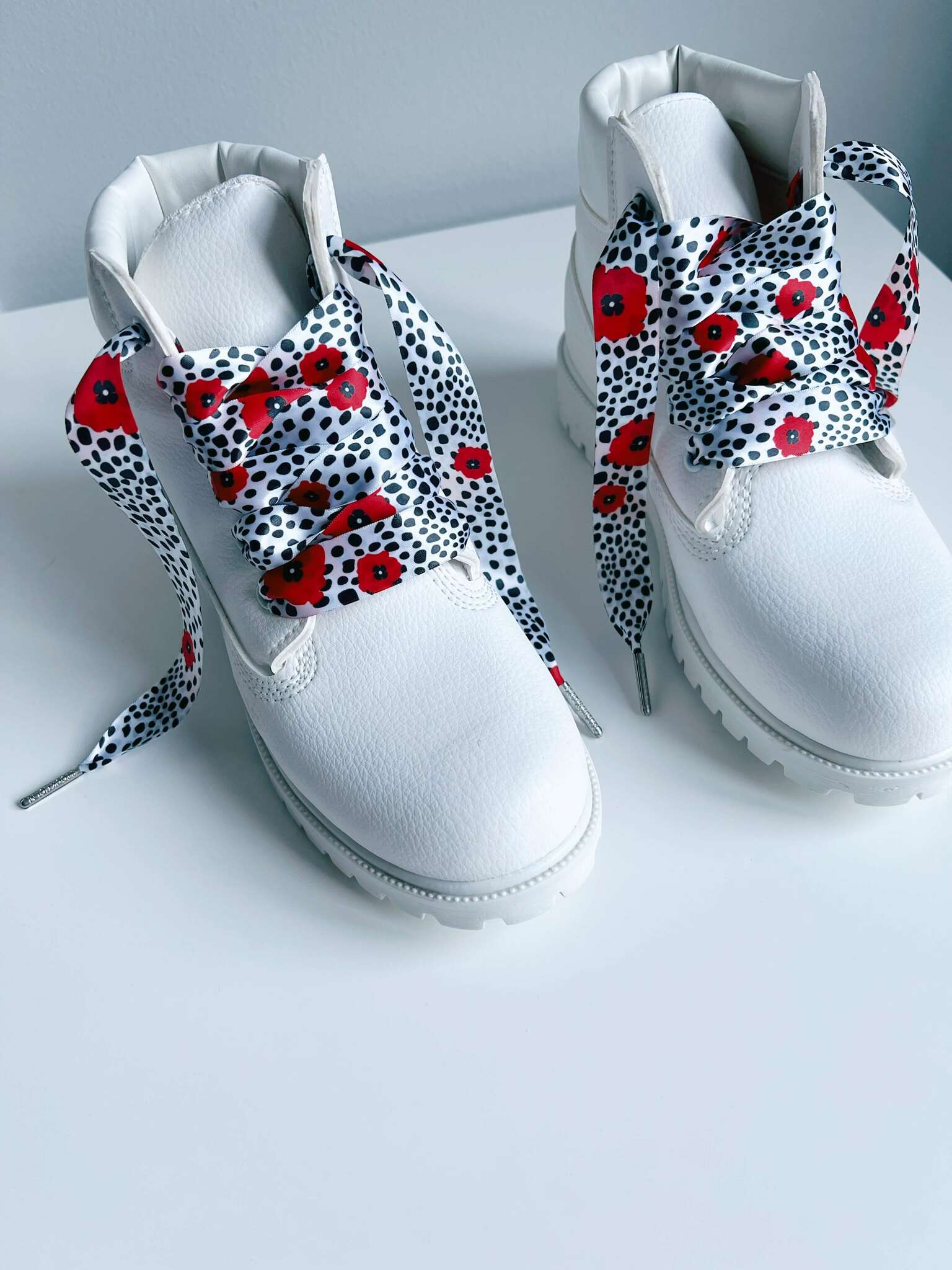 Poppy Silk Shoelaces