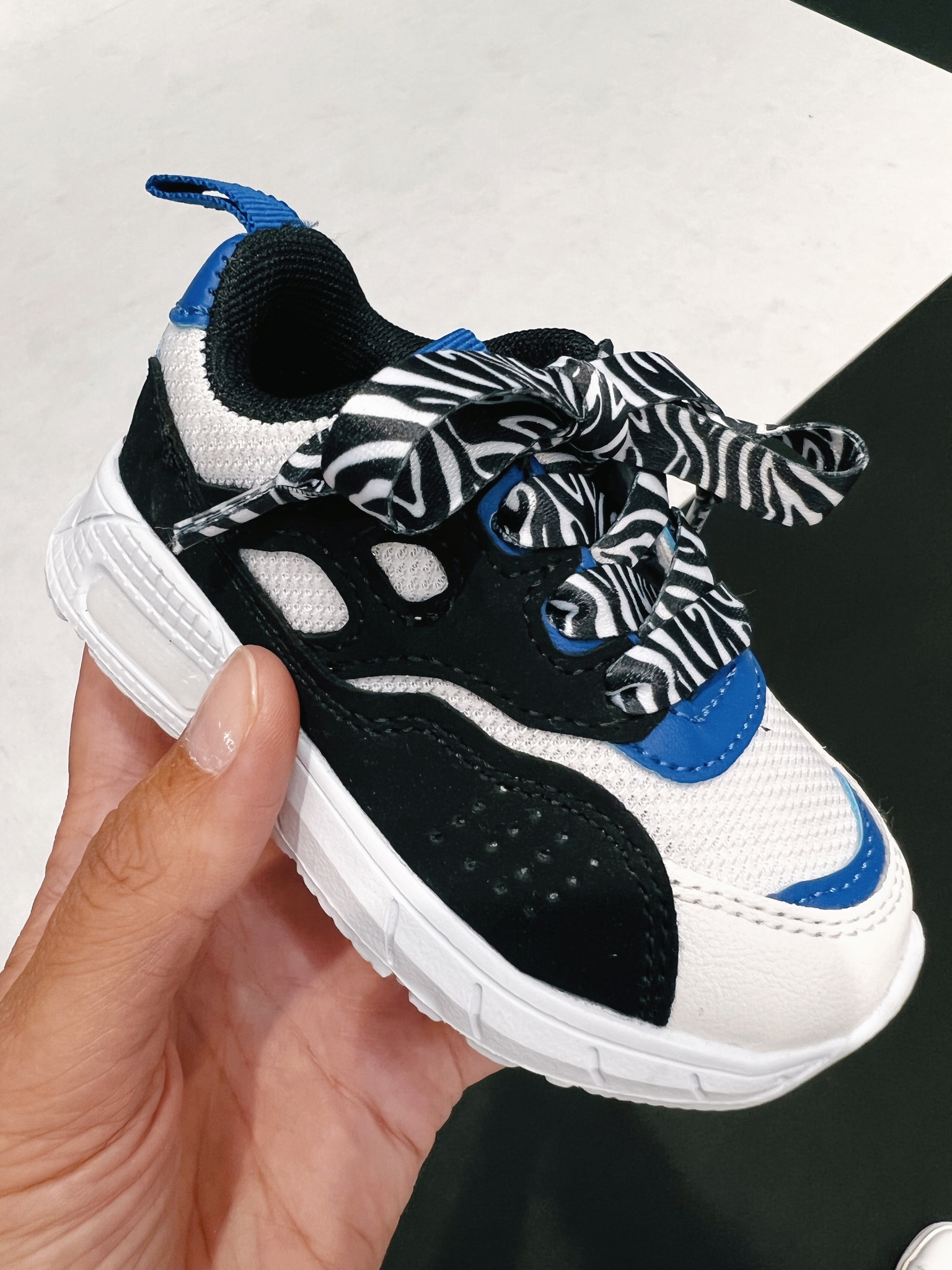 Kids Classic Zebra Shoelaces
