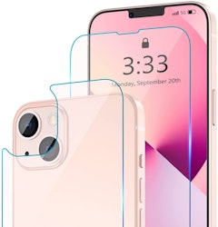 iPhone 14 Temperat Glas Framsida & Baksida