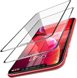 2-pakkaus iPhone 12 / 12 Pro 6,1 tuuman karkaistu lasi täysin peittävä näytönsuoja
