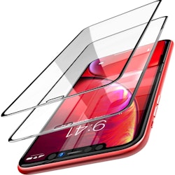 2-pack iPhone 12 / 12 Pro Härdat glas Heltäckande Skärmskydd