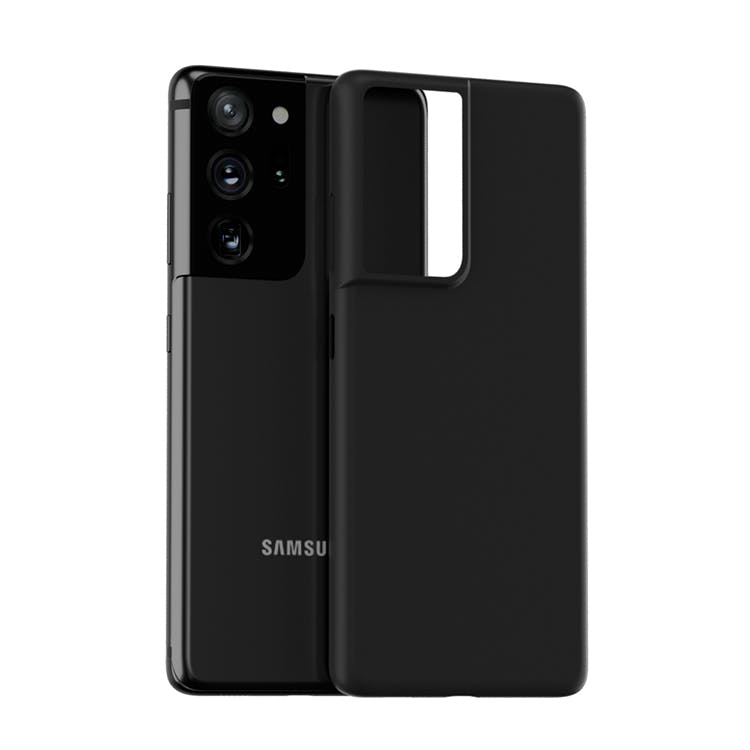 Samsung Galaxy S21 Ultra - Matta TPU-kuori - musta