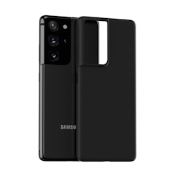 Samsung Galaxy S21 Ultra - Matt TPU Skal - Svart