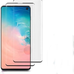 2-Pack Samsung Galaxy S10 - Bubbelfritt Härdat Glas Skärmskydd