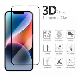 2-Pack iPhone 14 Pro Max Heltäckande Skärmskydd Glas