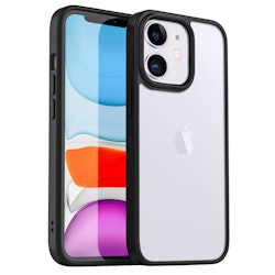 iPhone 14 puskurin suojus - läpinäkyvä värillinen